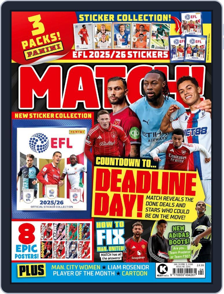 MATCH! (Digital) Subscription                    January 20th, 2026 Issue