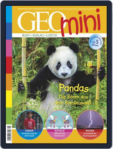 GEOmini August 1st, 2018 Digital Back Issue Cover