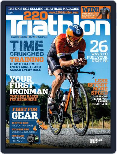 220 Triathlon April 1st, 2017 Digital Back Issue Cover