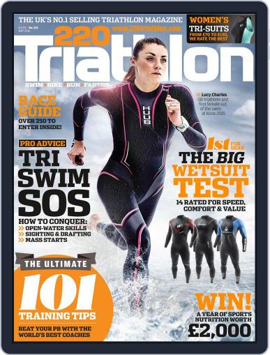 220 Triathlon April 26th, 2016 Digital Back Issue Cover