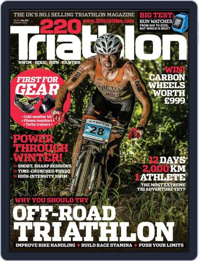 220 Triathlon January 1st, 2016 Digital Back Issue Cover