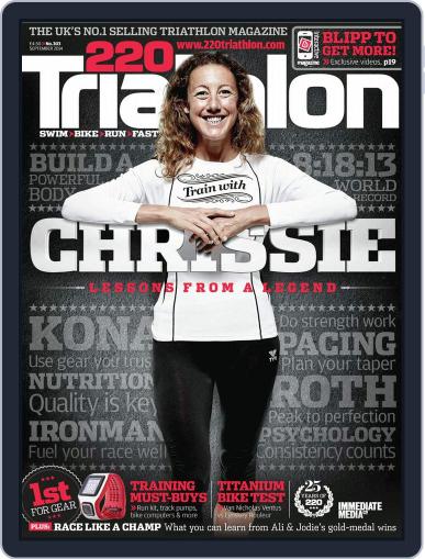 220 Triathlon September 9th, 2014 Digital Back Issue Cover