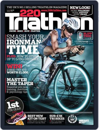 220 Triathlon July 22nd, 2014 Digital Back Issue Cover