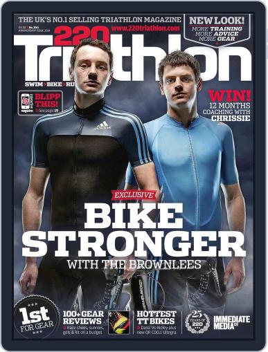 220 Triathlon May 26th, 2014 Digital Back Issue Cover