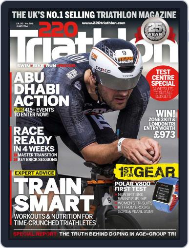 220 Triathlon April 30th, 2014 Digital Back Issue Cover