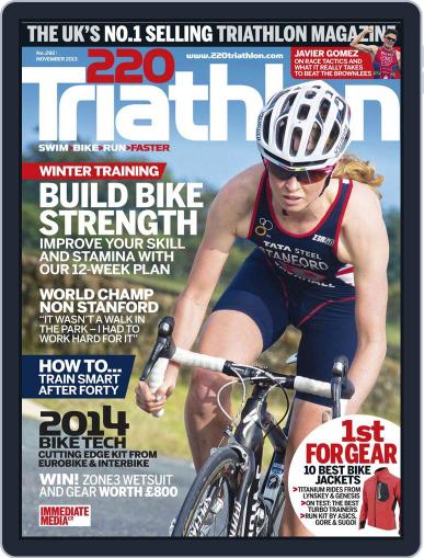 220 Triathlon October 14th, 2013 Digital Back Issue Cover