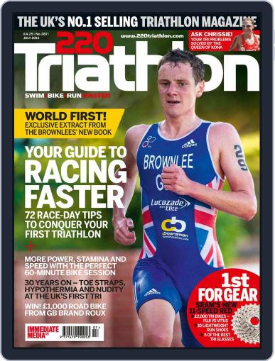 220 Triathlon May 29th, 2013 Digital Back Issue Cover