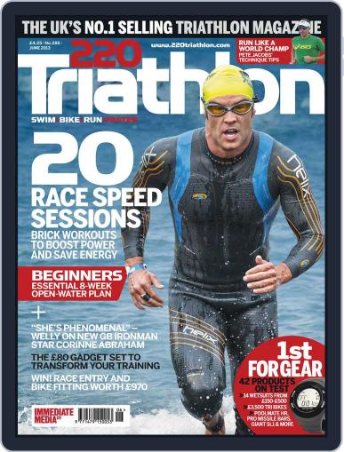 220 Triathlon April 29th, 2013 Digital Back Issue Cover