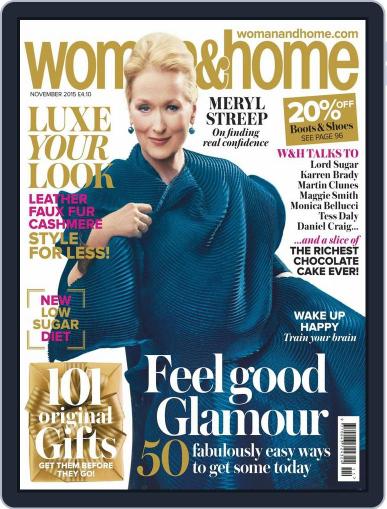 Woman & Home November 1st, 2015 Digital Back Issue Cover