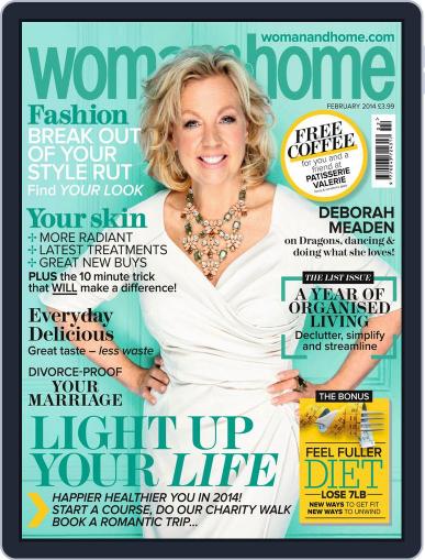 Woman & Home January 2nd, 2014 Digital Back Issue Cover