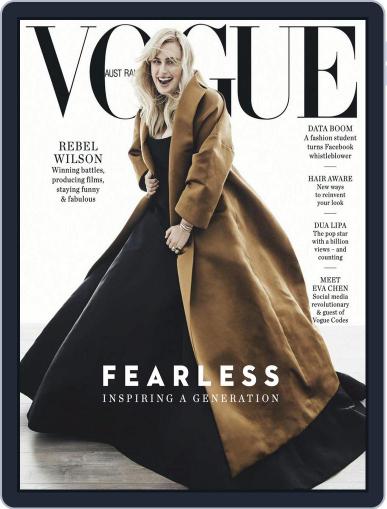 Vogue Australia June 1st, 2018 Digital Back Issue Cover