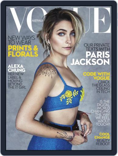 Vogue Australia July 1st, 2017 Digital Back Issue Cover