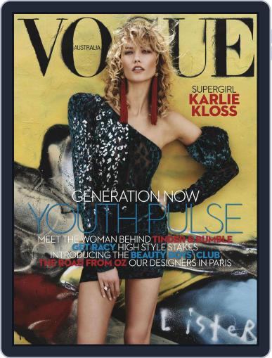 Vogue Australia April 1st, 2017 Digital Back Issue Cover