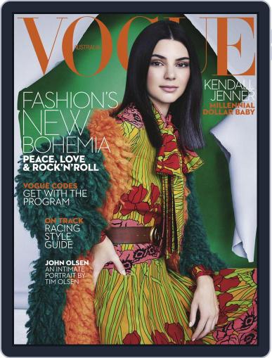 Vogue Australia October 1st, 2016 Digital Back Issue Cover