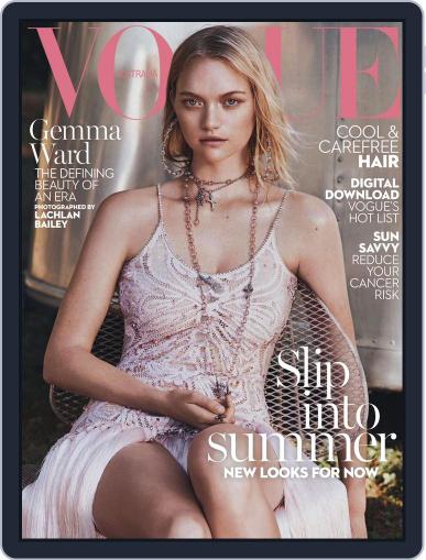 Vogue Australia January 1st, 2016 Digital Back Issue Cover