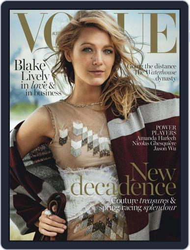 Vogue Australia October 12th, 2014 Digital Back Issue Cover