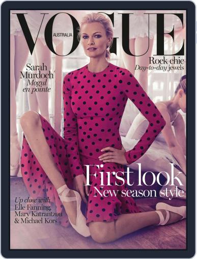 Vogue Australia July 13th, 2014 Digital Back Issue Cover