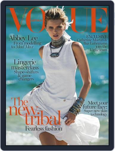 Vogue Australia March 24th, 2014 Digital Back Issue Cover