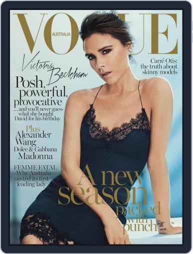 Vogue Australia August 18th, 2013 Digital Back Issue Cover