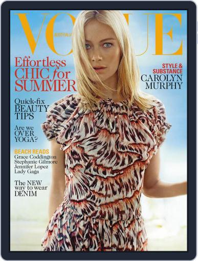 Vogue Australia December 9th, 2012 Digital Back Issue Cover
