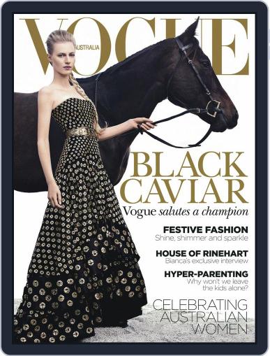 Vogue Australia November 6th, 2012 Digital Back Issue Cover