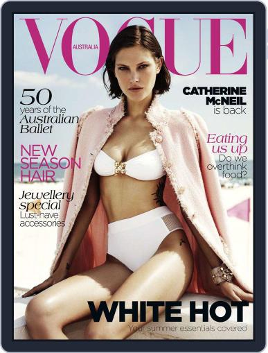 Vogue Australia October 2nd, 2012 Digital Back Issue Cover