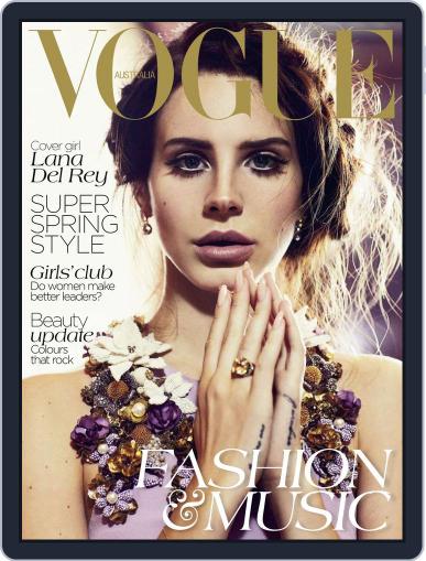 Vogue Australia September 4th, 2012 Digital Back Issue Cover