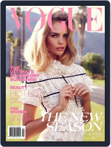 Vogue Australia January 3rd, 2012 Digital Back Issue Cover