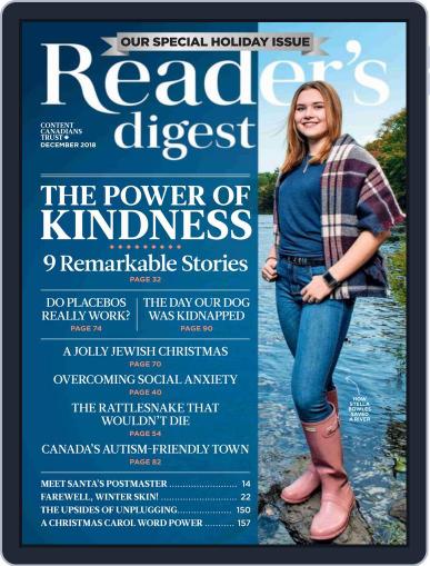 Reader's Digest Canada December 1st, 2018 Digital Back Issue Cover