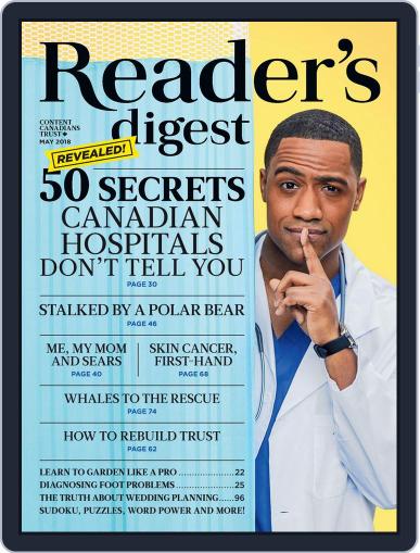Reader's Digest Canada May 1st, 2018 Digital Back Issue Cover