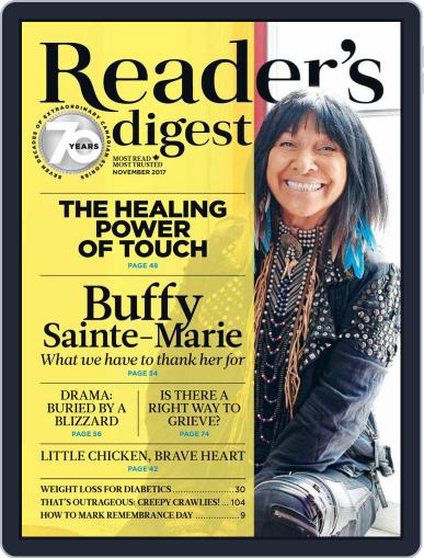 Reader's Digest Canada November 1st, 2017 Digital Back Issue Cover