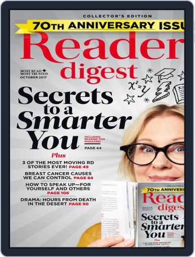 Reader's Digest Canada (Digital) October 1st, 2017 Issue Cover