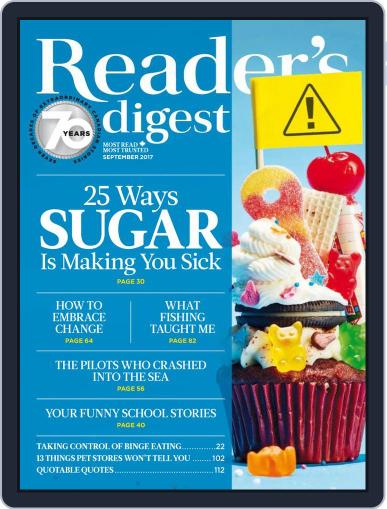 Reader's Digest Canada September 1st, 2017 Digital Back Issue Cover