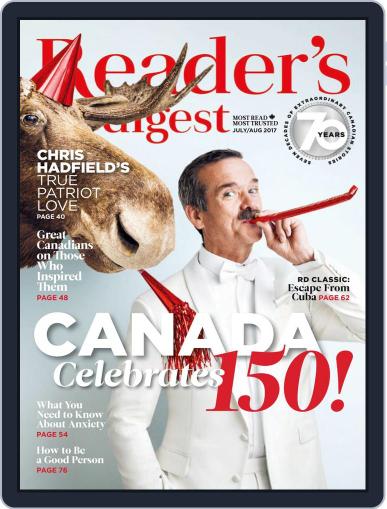 Reader's Digest Canada July 1st, 2017 Digital Back Issue Cover