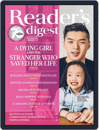 Reader's Digest Canada June 1st, 2017 Digital Back Issue Cover