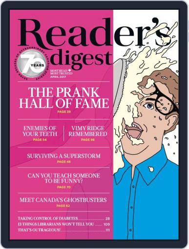 Reader's Digest Canada April 1st, 2017 Digital Back Issue Cover