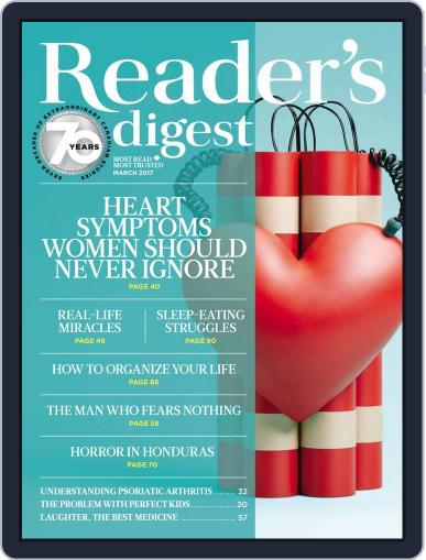 Reader's Digest Canada March 1st, 2017 Digital Back Issue Cover