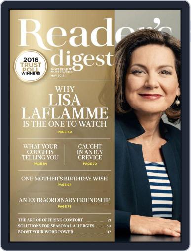 Reader's Digest Canada May 1st, 2016 Digital Back Issue Cover