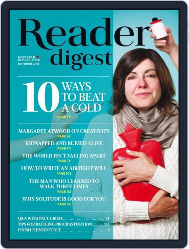 Reader's Digest Canada October 1st, 2015 Digital Back Issue Cover