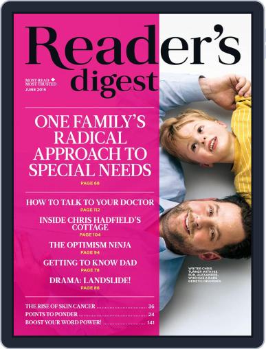 Reader's Digest Canada June 1st, 2015 Digital Back Issue Cover