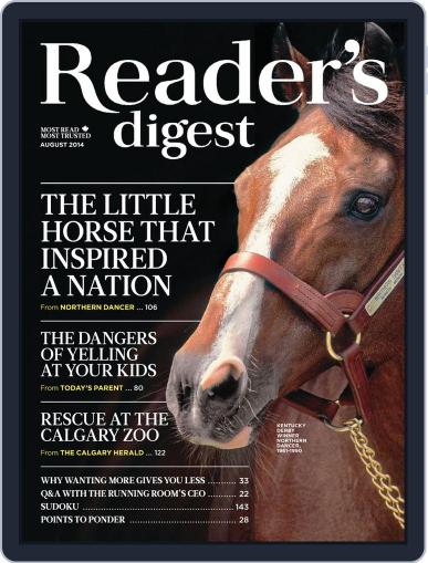 Reader's Digest Canada July 15th, 2014 Digital Back Issue Cover