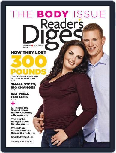 Reader's Digest Canada December 17th, 2013 Digital Back Issue Cover