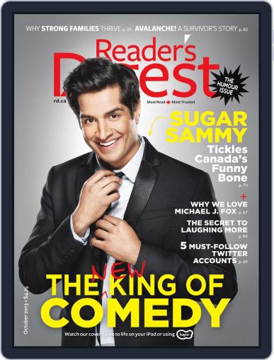 Reader's Digest Canada September 11th, 2013 Digital Back Issue Cover