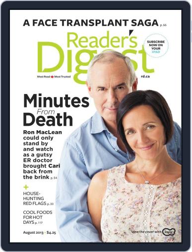 Reader's Digest Canada July 10th, 2013 Digital Back Issue Cover