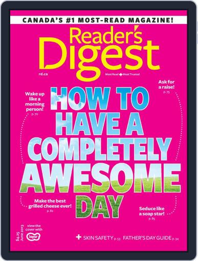 Reader's Digest Canada May 8th, 2013 Digital Back Issue Cover