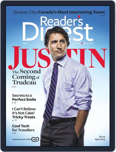 Reader's Digest Canada March 27th, 2013 Digital Back Issue Cover