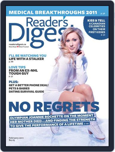 Reader's Digest Canada January 17th, 2011 Digital Back Issue Cover