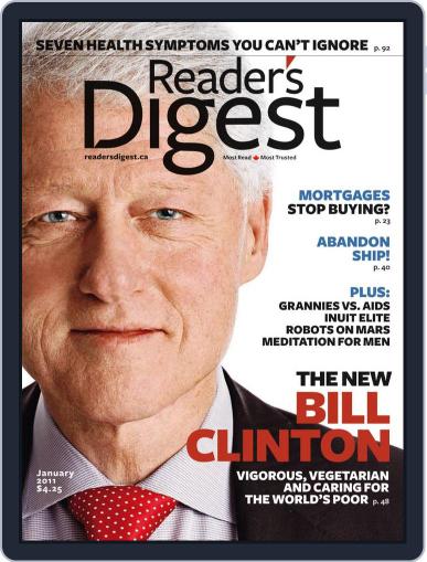 Reader's Digest Canada December 17th, 2010 Digital Back Issue Cover