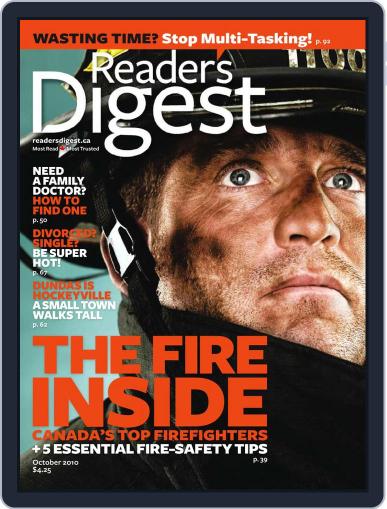 Reader's Digest Canada September 21st, 2010 Digital Back Issue Cover