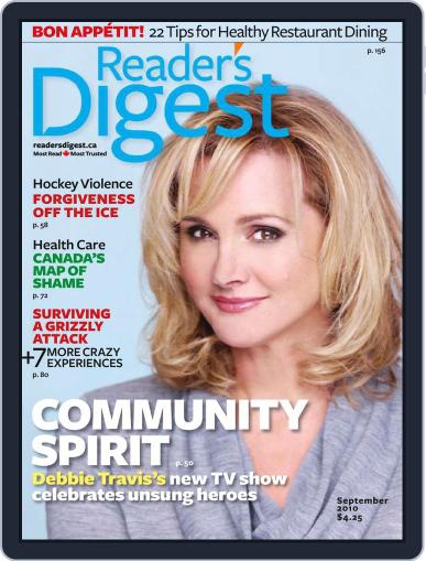 Reader's Digest Canada September 17th, 2010 Digital Back Issue Cover